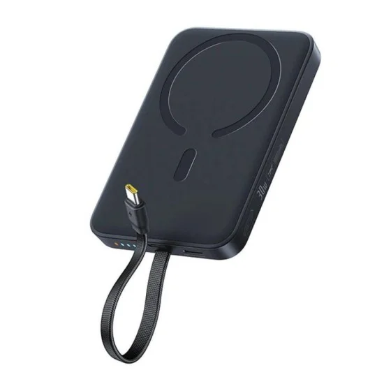 Baseus EnerFill FM11 Magnetic Power Bank with USB-C Cable – Black